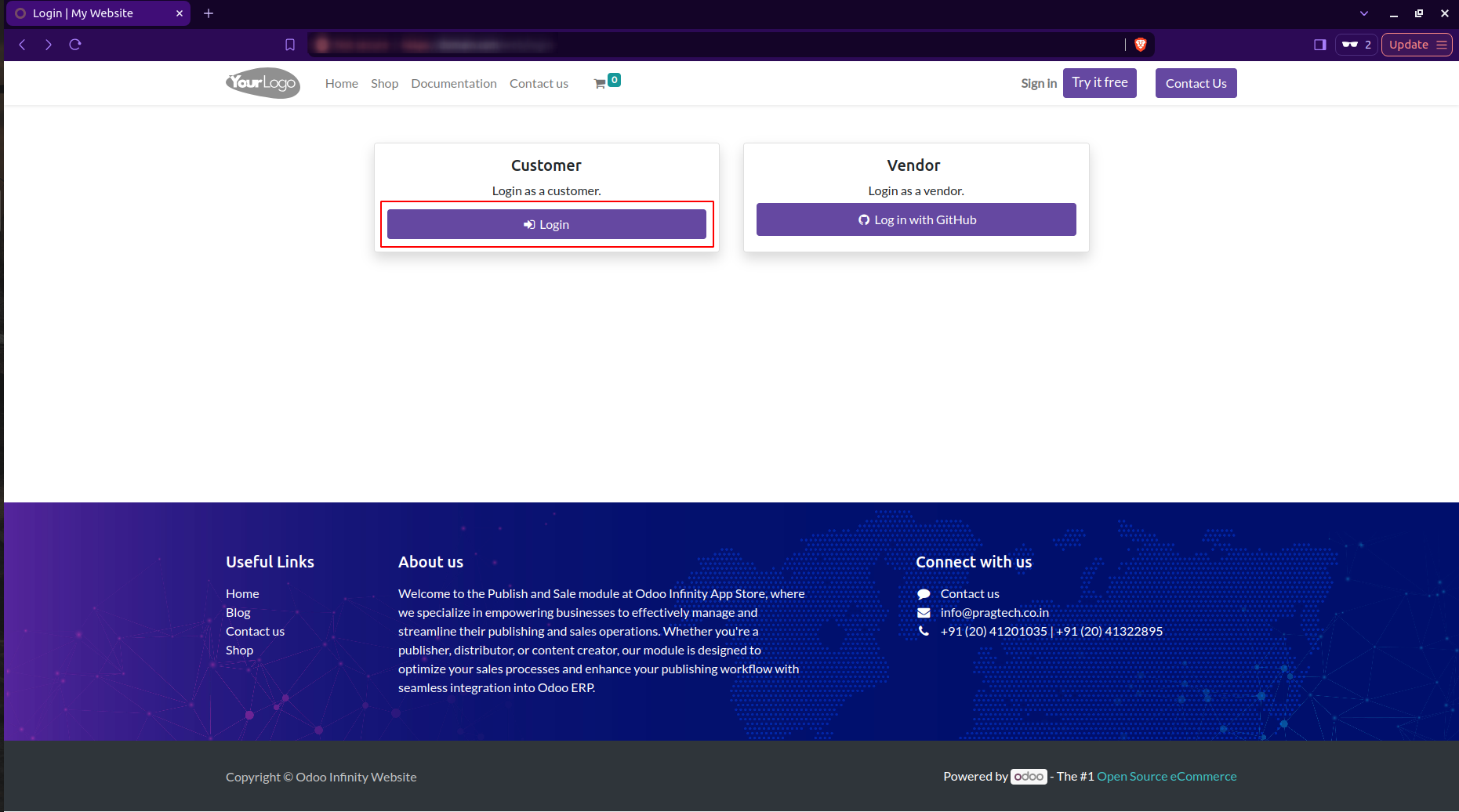 User Registration Page